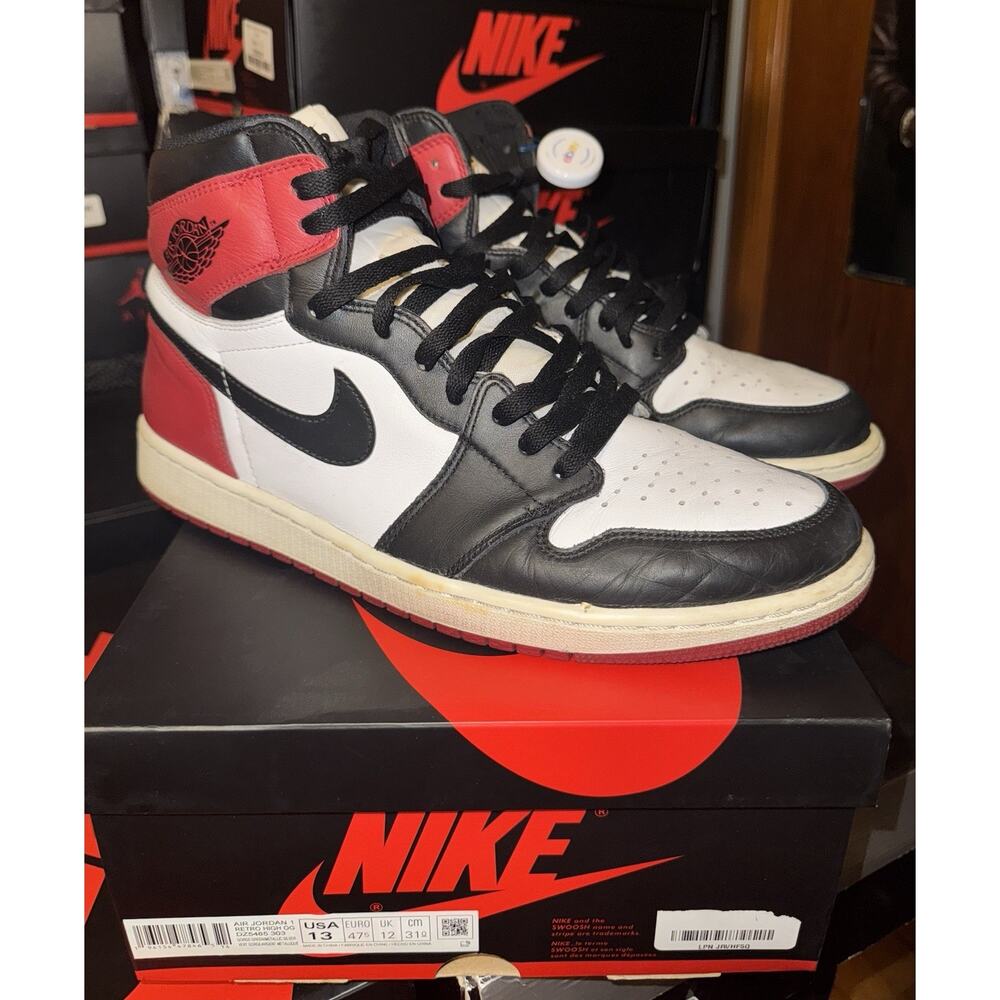 Air Jordan 1 Retro High OG Black Toe 2016 Men’s 13